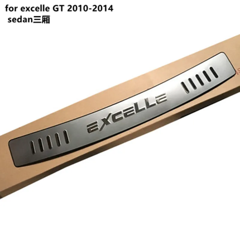Car accessories stainless steel Rear Bumper Protector Sill Trunk Tread Plate Trim for Buick excelle GT 2010-2014 Car styling
Car accessories stainless steel Rear Bumper Protector Sill Trunk Tread Plate Trim for Buick excelle GT 2010-2014 Car styling