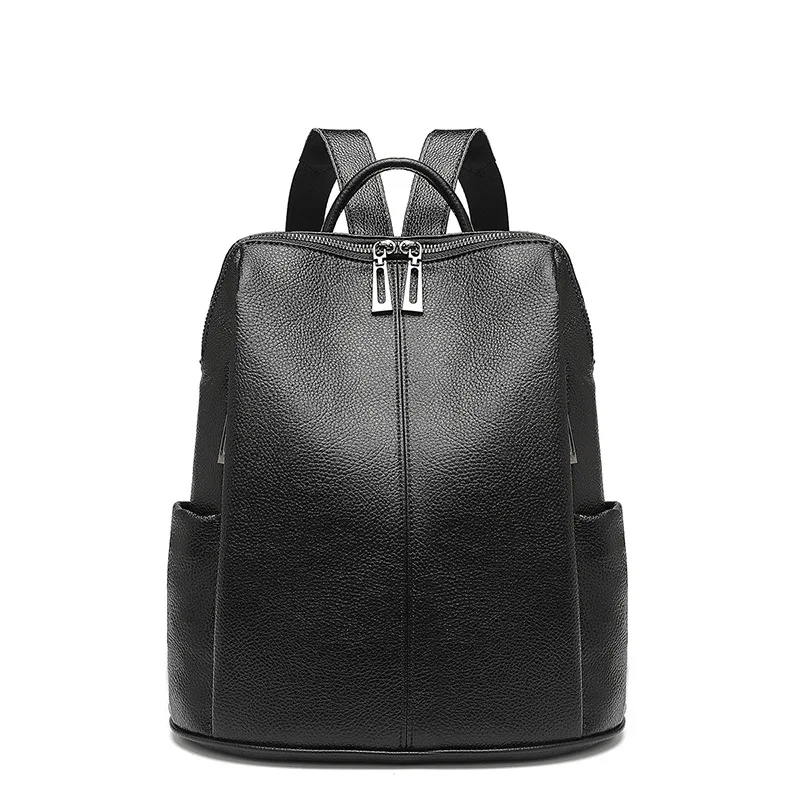 High Quality Leather Backpack Woman New Arrival Fashion Double Zipper Backbag Female Large Capacity School Bag Mochila new C749
High Quality Leather Backpack Woman New Arrival Fashion Double Zipper Backbag Female Large Capacity School Bag Mochila new C749