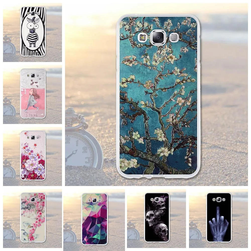 Мягкий силиконовый чехол из ТПУ для Samsung Galaxy E7 E7000 E7009 сумки|cover for samsung galaxy|case covercover |