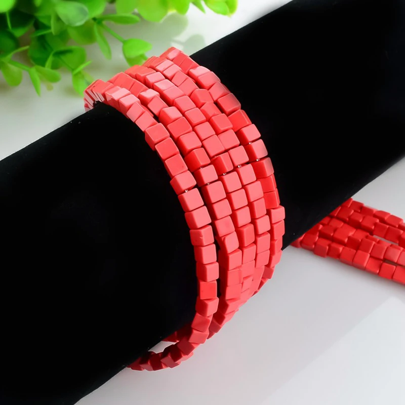 4x4mm Square-shape Natural Coral Beads DIY Jewelry Making Accessories Loose Coral Stone Beads Wholesale Strand 15'' For Necklace
4x4mm Square-shape Natural Coral Beads DIY Jewelry Making Accessories Loose Coral Stone Beads Wholesale Strand 15'' For Necklace