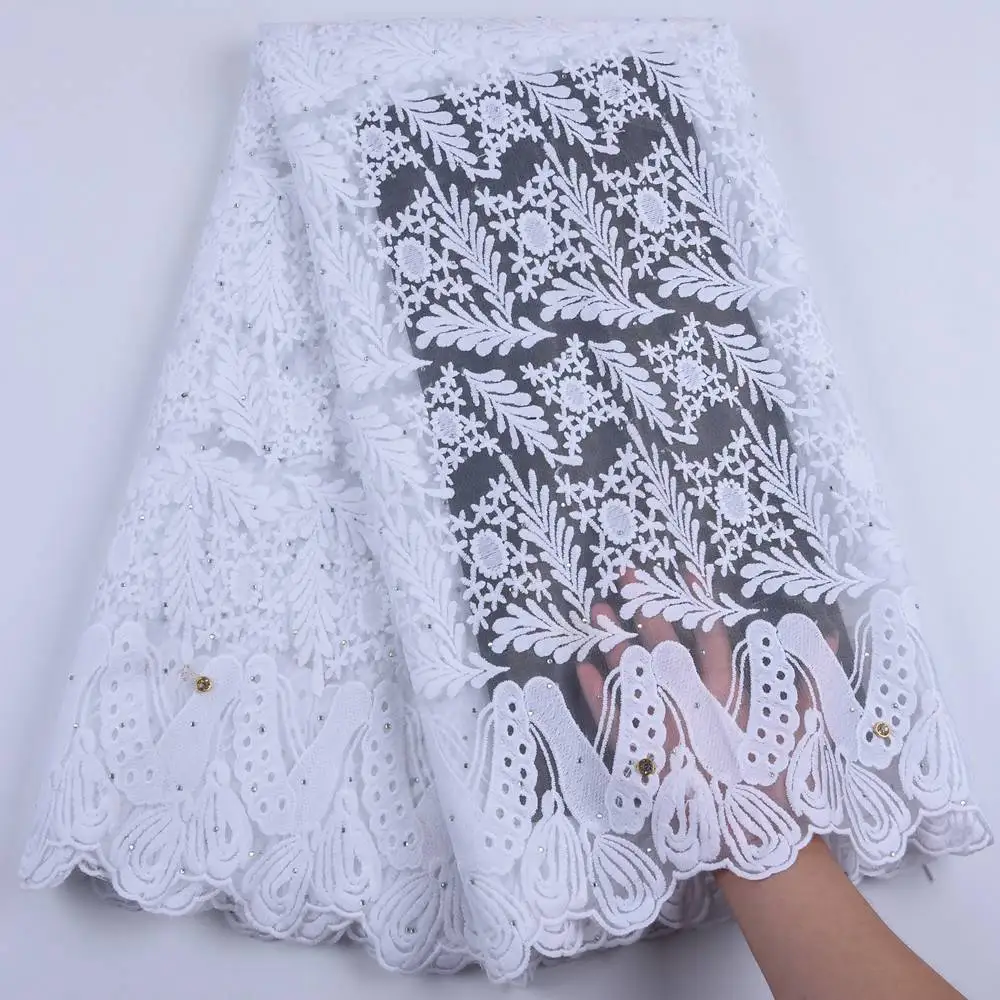 White African Lace Fabric 2019 High Quality Lace Embroidered French Tulle Milk Silk Lace Fabric With Rhinestones Net Laces S1680
White African Lace Fabric 2019 High Quality Lace Embroidered French Tulle Milk Silk Lace Fabric With Rhinestones Net Laces S1680