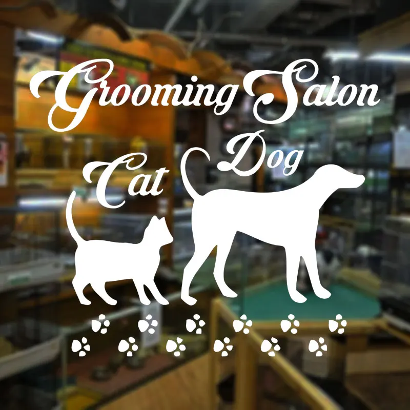 Cat Dog Pet Grooming Salon Vinyl Wall Stickers Art Pet Shop Decor Design Window Decals Ainimal Footprint Murals Wallpaper A243
Cat Dog Pet Grooming Salon Vinyl Wall Stickers Art Pet Shop Decor Design Window Decals Ainimal Footprint Murals Wallpaper A243