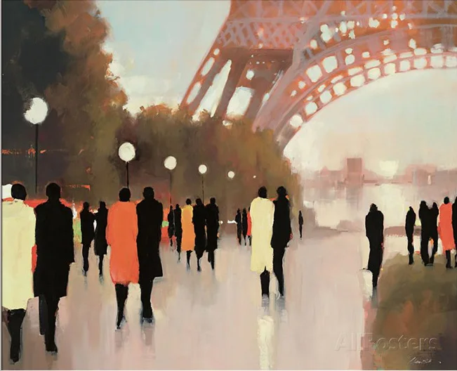Modern art cityscape painting Paris Remembered oil on canvas home decor handmade High quality
Modern art cityscape painting Paris Remembered oil on canvas home decor handmade High quality