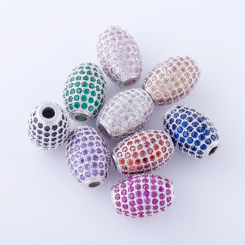 JUYA 12*8 mm Cubic Zirconia Oval Loose Beads Connectors DIY Jewelry Accessories Lucky Bead Charms Pendants For Jewelry Making
JUYA 12*8 mm Cubic Zirconia Oval Loose Beads Connectors DIY Jewelry Accessories Lucky Bead Charms Pendants For Jewelry Making