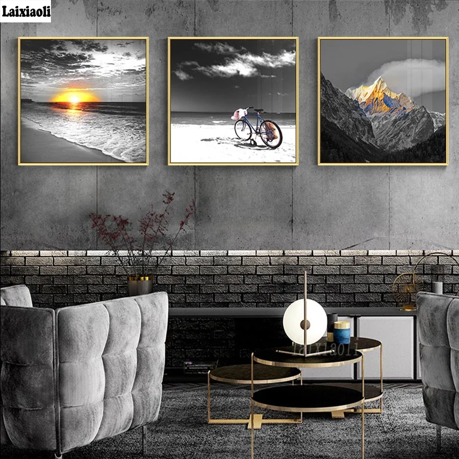 diamond embroidery Seascape Ocean Bridge Sunrise Bicycle Black and White full stones diamond painting cross stitch 3 pcs decor
diamond embroidery Seascape Ocean Bridge Sunrise Bicycle Black and White full stones diamond painting cross stitch 3 pcs decor