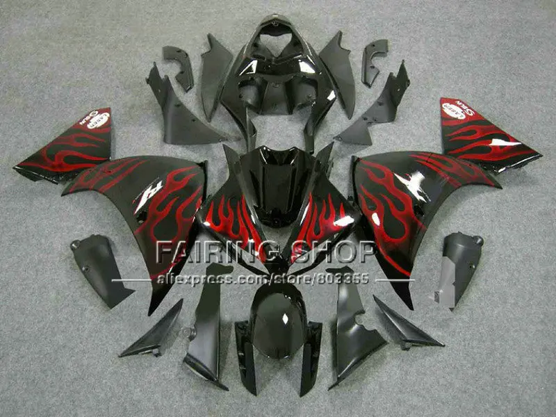 Red flames motorcycle fairings for YAMAHA R1 09 10 11 12 13 14 Injection mold fairing YZF R1 2009 2010 2011 2012 2013 2014
Red flames motorcycle fairings for YAMAHA R1 09 10 11 12 13 14 Injection mold fairing YZF R1 2009 2010 2011 2012 2013 2014