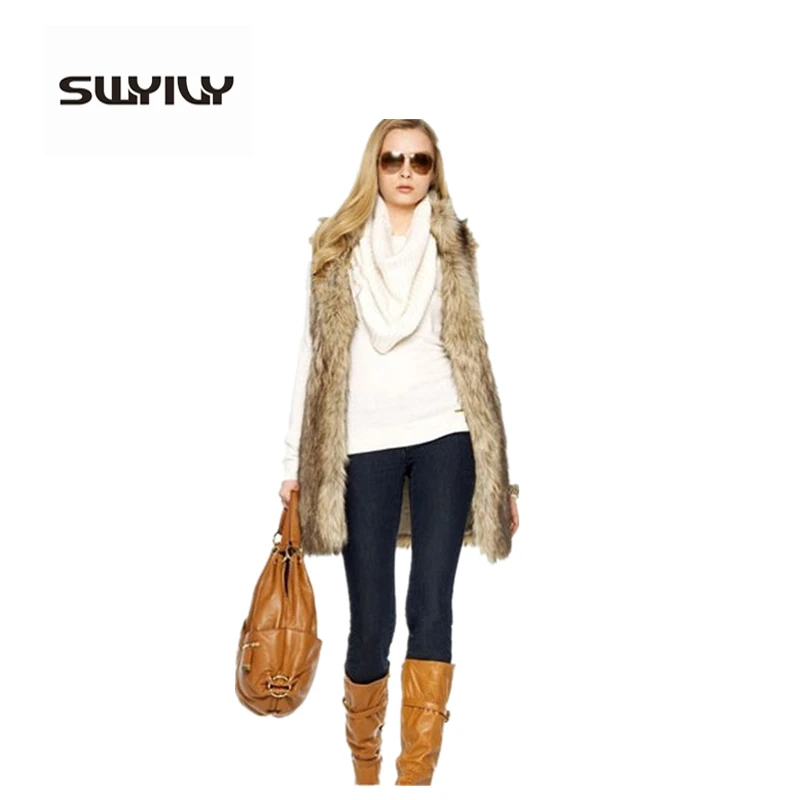 Solid Faux Fur Coat Color Vest European Style 2018 New Autumn And Winter Coat Plus Size Women Chalecos De Pelo Feminino
Solid Faux Fur Coat Color Vest European Style 2018 New Autumn And Winter Coat Plus Size Women Chalecos De Pelo Feminino