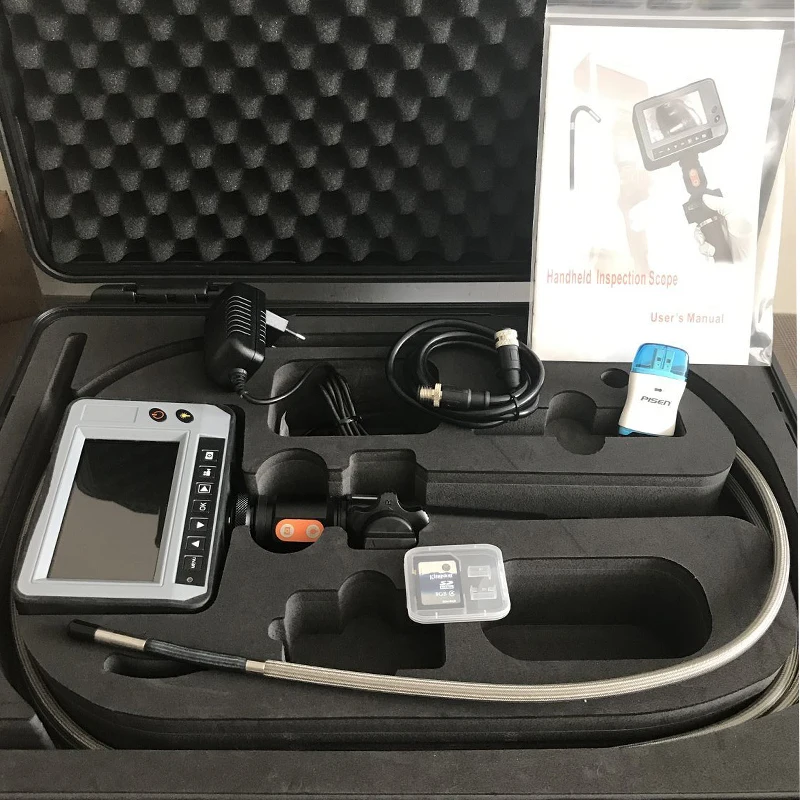 Professional OD 4.0mm Inspection Camera Endoscope 4.3'' LCD Industry Video Borescope Endoscope Length 1.5m USB SD Card DR4540T2
Professional OD 4.0mm Inspection Camera Endoscope 4.3'' LCD Industry Video Borescope Endoscope Length 1.5m USB SD Card DR4540T2