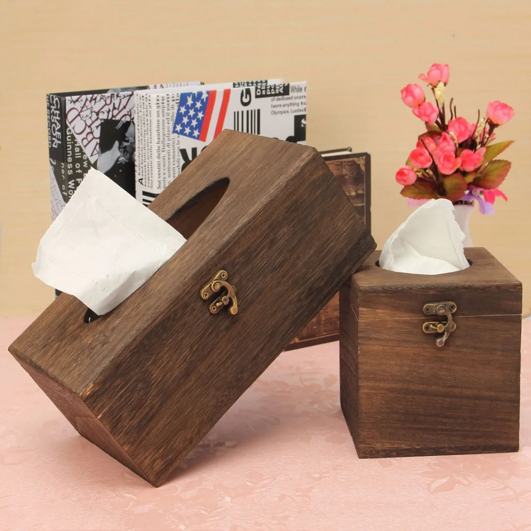 Mayitr Retro Wooden Tissue Paper Box Case Napkin Cover Bar Home Decoration L Size
Mayitr Retro Wooden Tissue Paper Box Case Napkin Cover Bar Home Decoration L Size