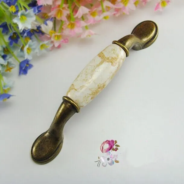 96mm kitchen cabinet handles Marble vein ceramic cupboard pull 3.8" bronze drawer dresser wardrobe furniture handles pull knob
96mm kitchen cabinet handles Marble vein ceramic cupboard pull 3.8" bronze drawer dresser wardrobe furniture handles pull knob