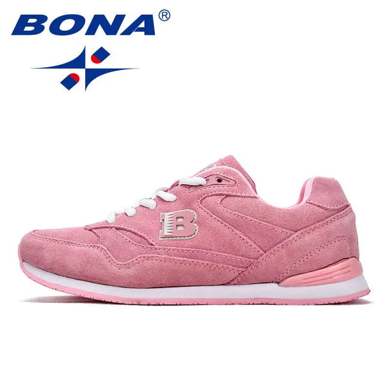 BONA New Classics Style Women Running Shoes Suede Leather Feminimo Athletic Shoes Outdoor Jogging Shoes Lace Up Lady Sneakers
BONA New Classics Style Women Running Shoes Suede Leather Feminimo Athletic Shoes Outdoor Jogging Shoes Lace Up Lady Sneakers
