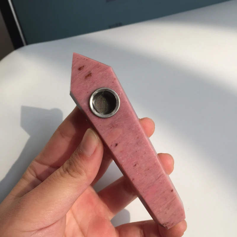 Drop shipping wholesale Peach Stone Crystal Pink Smoking Pipe Quartz Tobacco Pipes
Drop shipping wholesale Peach Stone Crystal Pink Smoking Pipe Quartz Tobacco Pipes