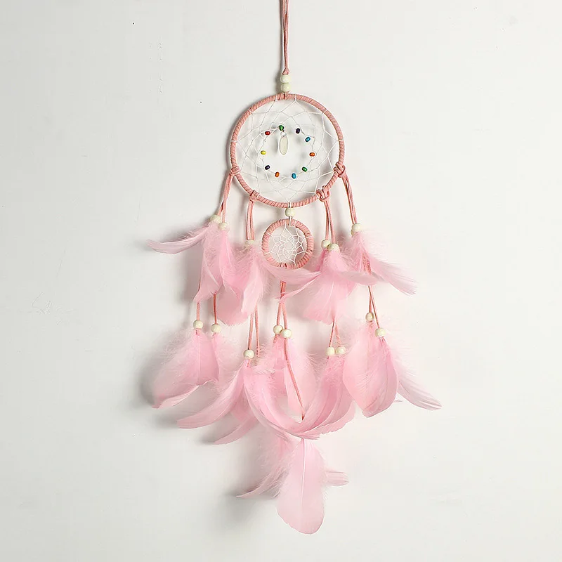 MEMOSTO Dream Cather The ins pink and blue feather dreamcatcher pendant for creative gifts birthday gift
MEMOSTO Dream Cather The ins pink and blue feather dreamcatcher pendant for creative gifts birthday gift