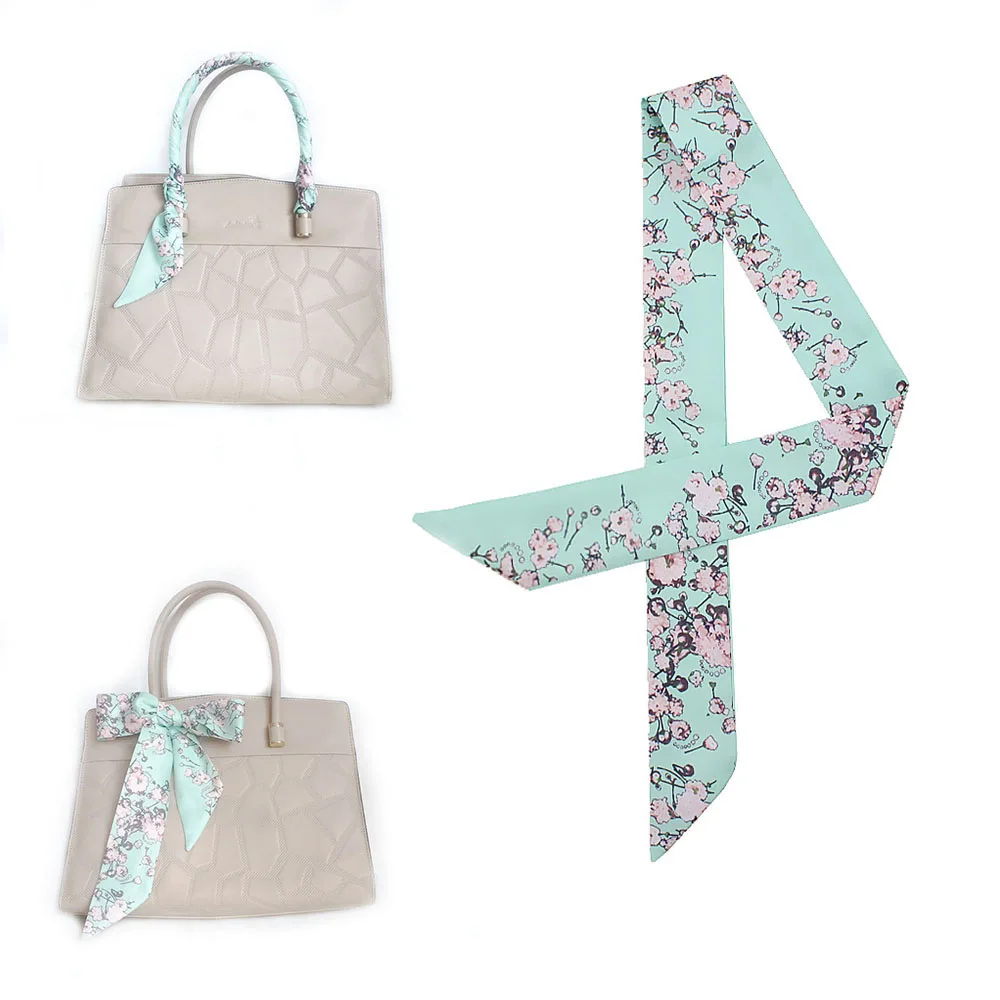 Cheap Floral Print 2019 New Bag Scarf Ribbon For Women Luxury Brand Silk Floral Girl Tie Fashion Head Long Scarves For Ladies
Cheap Floral Print 2019 New Bag Scarf Ribbon For Women Luxury Brand Silk Floral Girl Tie Fashion Head Long Scarves For Ladies