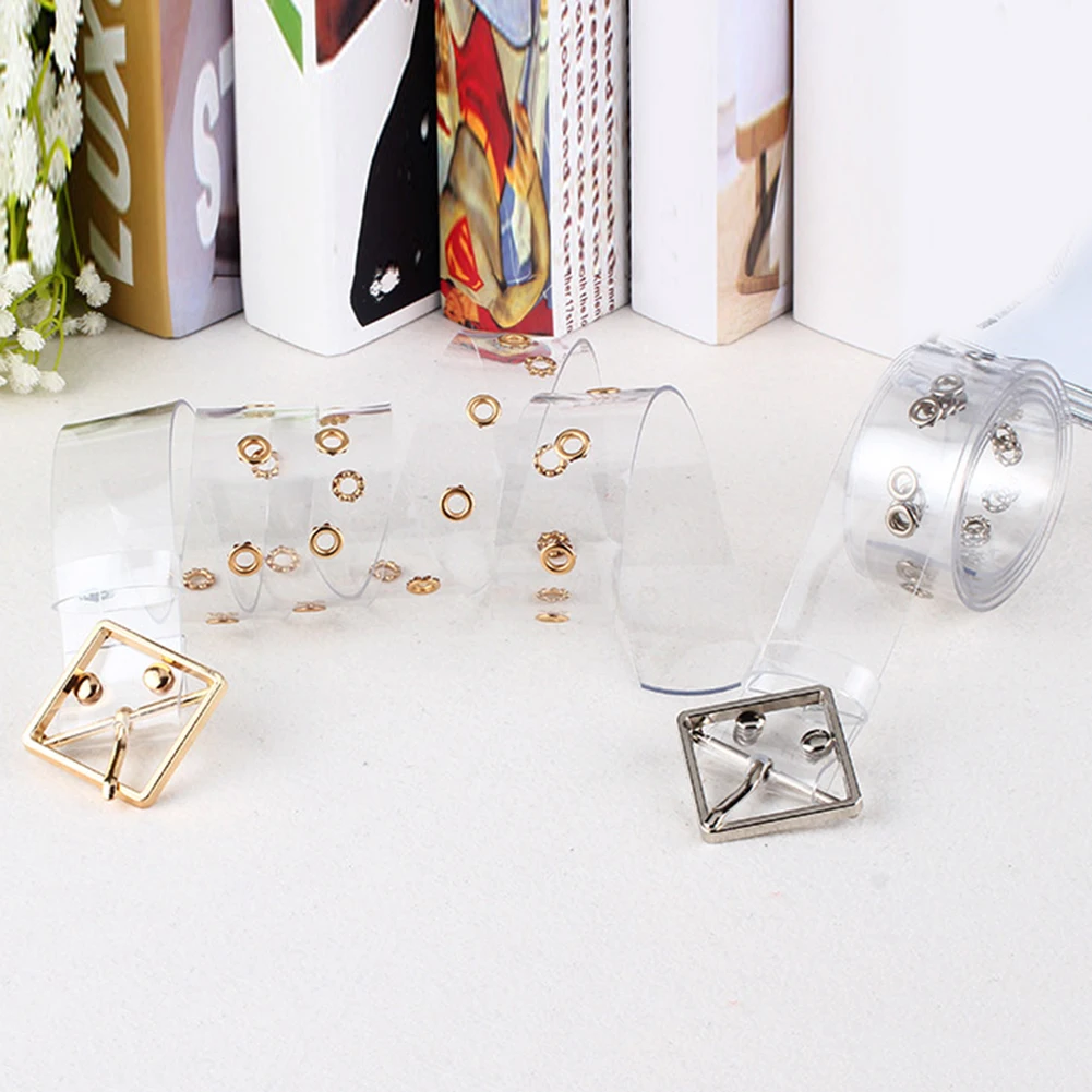 Fashion Transparent Women Belt Square Metal Pin Buckle Wide Waist Belts Waistband Girls Harajuku Invisible Clear Jeans Belt
Fashion Transparent Women Belt Square Metal Pin Buckle Wide Waist Belts Waistband Girls Harajuku Invisible Clear Jeans Belt