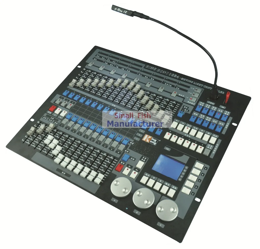 Original Kingkong Brand Professional DMX Console Stage Light Equipment Kingkong 1024 Console DMX512 Computer Lighting Controller
Original Kingkong Brand Professional DMX Console Stage Light Equipment Kingkong 1024 Console DMX512 Computer Lighting Controller