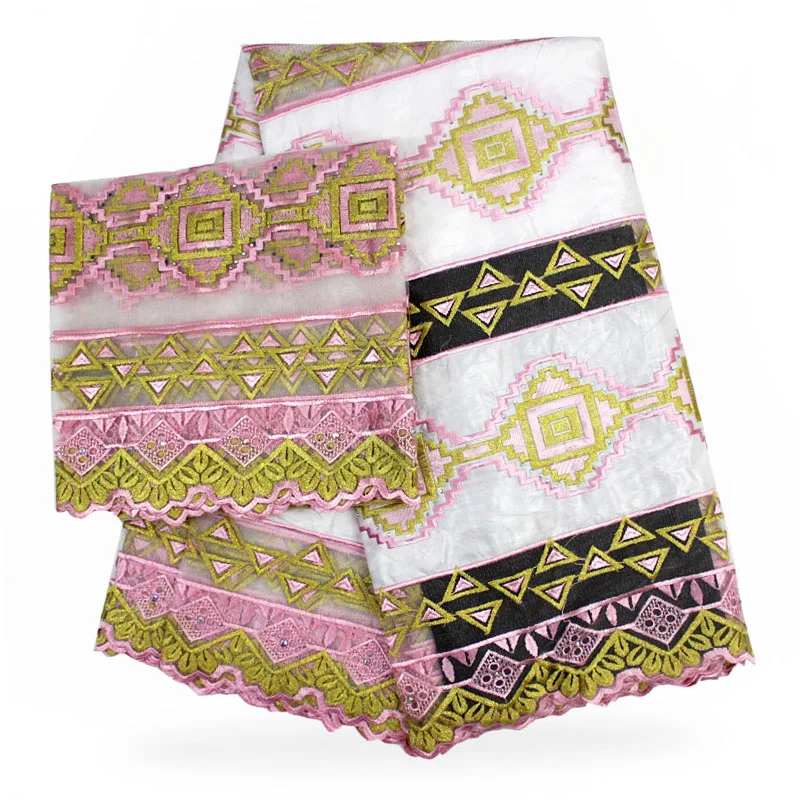 5 ярдов bazin кружево + 2 Сетчатое новейший узор кружева fabri|fabric pattern|lace fabricpattern fabric |