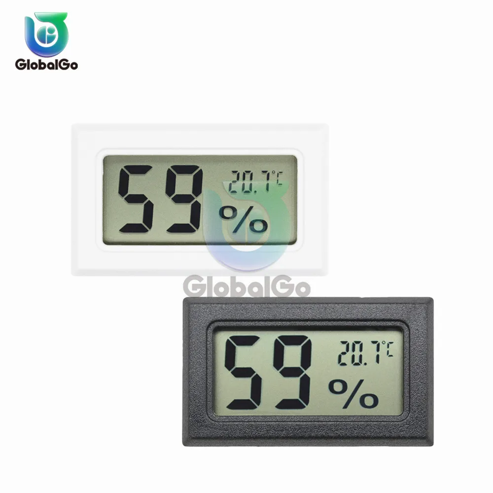 Mini Convenient Digital LCD Thermometer Sensor Hygrometer Gauge Refrigerator Aquarium Monitoring Display Humidity Detector
Mini Convenient Digital LCD Thermometer Sensor Hygrometer Gauge Refrigerator Aquarium Monitoring Display Humidity Detector