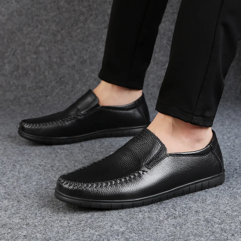 Leather Shoes Men Casual Shoes Brand 2019 Mens Loafers Man Moccasins Soft Breathable Slip on Driving Shoes Big Size 38-46 Black
Leather Shoes Men Casual Shoes Brand 2019 Mens Loafers Man Moccasins Soft Breathable Slip on Driving Shoes Big Size 38-46 Black
