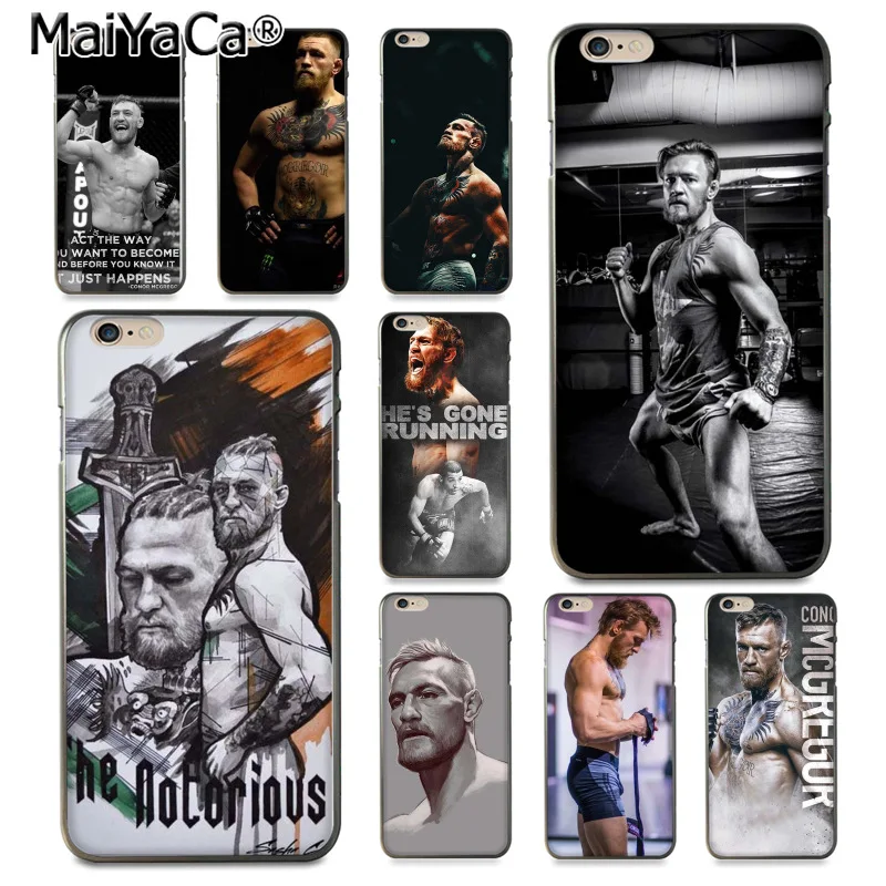 Мягкий чехол из ТПУ MaiYaCa Conor McGregor Irish Fighter для iPhone 8 7 6 6S Plus X 10 5 5S SE 5C|Чехлы-накладки| |