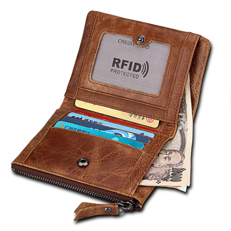 Fashion Men Wallets Retro Cow Leather Short Purse for Male Genuine Leather Wallet Mini Money Cards Bags Carteira Masculina
Fashion Men Wallets Retro Cow Leather Short Purse for Male Genuine Leather Wallet Mini Money Cards Bags Carteira Masculina
