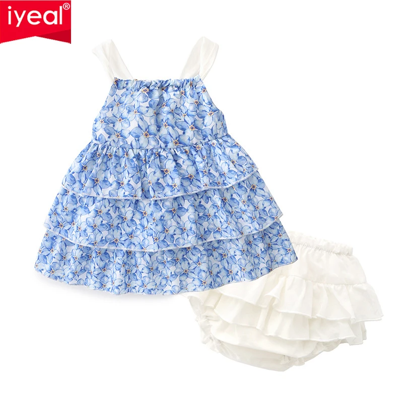 IYEAL Baby Girl Clothes 2pcs Clothing Sets Cotton Layer Dresses with White Ruffle Bloomers Shorts Toddler Newborn Clothes
IYEAL Baby Girl Clothes 2pcs Clothing Sets Cotton Layer Dresses with White Ruffle Bloomers Shorts Toddler Newborn Clothes