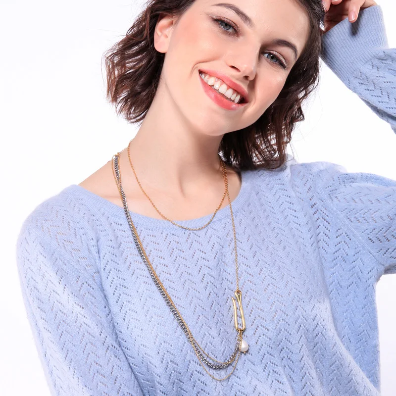 2019 Newest Arrival Gold Color Long layered Necklaces Simple Style Imitation Pearl New Arrival Fashion Jewelry Accessory
2019 Newest Arrival Gold Color Long layered Necklaces Simple Style Imitation Pearl New Arrival Fashion Jewelry Accessory