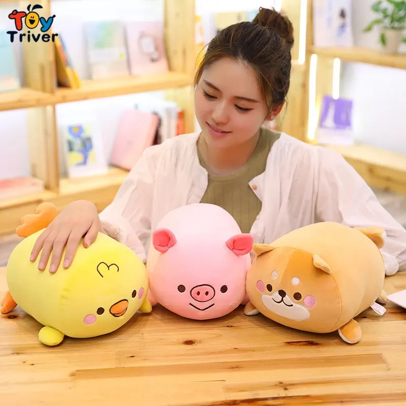 Kawaii Chicken Chick Pig Shiba Inu Dog Plush Toys Stuffed Animals Doll Pillow Baby Kids Children Girls Birthday Gift Home Decor
Kawaii Chicken Chick Pig Shiba Inu Dog Plush Toys Stuffed Animals Doll Pillow Baby Kids Children Girls Birthday Gift Home Decor