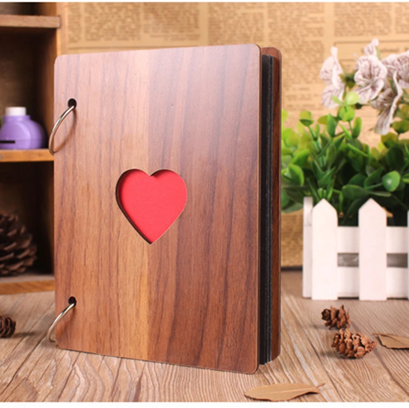 Photo Album DIY Manual Wood Heart Pattern Album Lovers Memory Birthday Gifts Creative Album Manual 6inch Photo Album
Photo Album DIY Manual Wood Heart Pattern Album Lovers Memory Birthday Gifts Creative Album Manual 6inch Photo Album