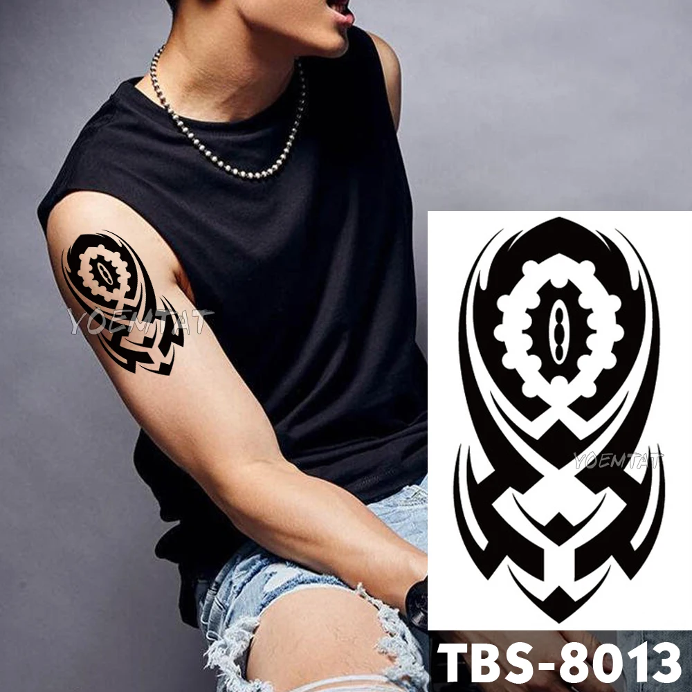 12x19cm Waterproof Temporary Tattoos Sun Warrior Flash Tattoo Sticker Power Tribe Totem Tatoo DIY Arm Fake Tattoo Woman Men
12x19cm Waterproof Temporary Tattoos Sun Warrior Flash Tattoo Sticker Power Tribe Totem Tatoo DIY Arm Fake Tattoo Woman Men