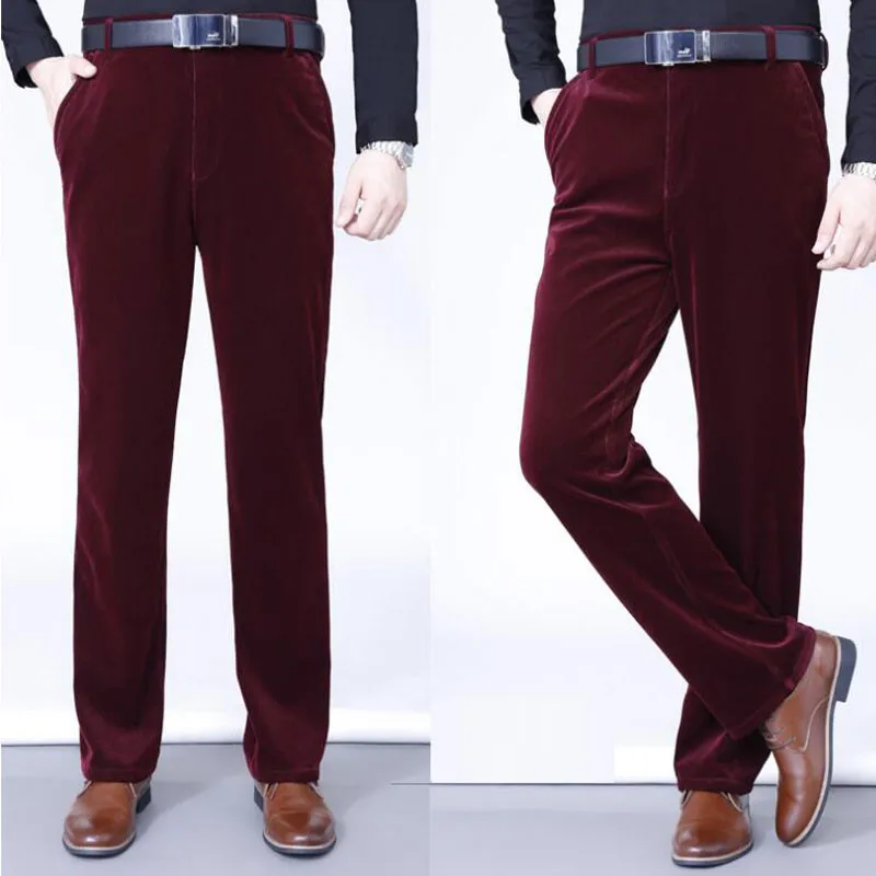 Autumn and Winter New Men's Corduroy pants High waist Stretch Corduroy Casual pants Middle-aged Men's Straight trousers
Autumn and Winter New Men's Corduroy pants High waist Stretch Corduroy Casual pants Middle-aged Men's Straight trousers