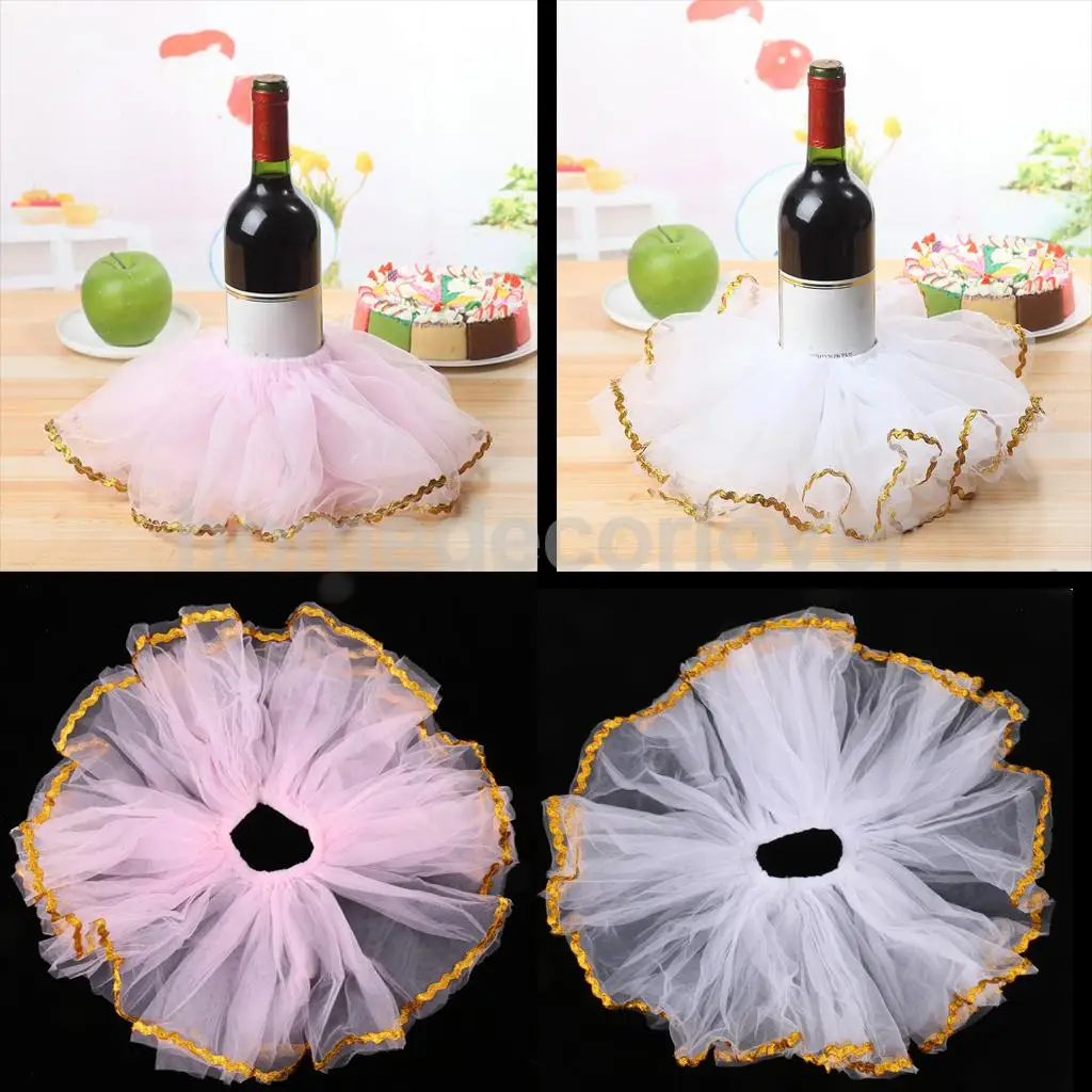 3pcs Handmade Tulle Wine Bottle Tutu Skirt Bottle Dress Up Party Table Decoration
3pcs Handmade Tulle Wine Bottle Tutu Skirt Bottle Dress Up Party Table Decoration