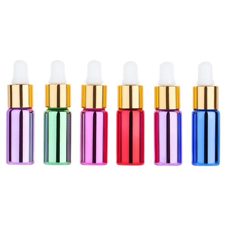 MUB- 6pcs 5ML UV Glass Dropper Essence Liquid Oil Bottle Gold Silver Cap Cosmetics Essential Oil Bottle Perfume Bottle
MUB- 6pcs 5ML UV Glass Dropper Essence Liquid Oil Bottle Gold Silver Cap Cosmetics Essential Oil Bottle Perfume Bottle