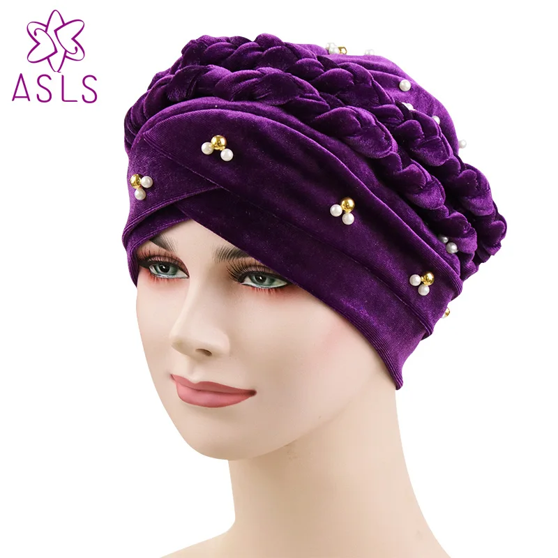 New Fashion Velvet Women Muslim Turban Color Cotton Bandanas Beaded Braid Headwraps Women Hair Accessories Free Shipping
New Fashion Velvet Women Muslim Turban Color Cotton Bandanas Beaded Braid Headwraps Women Hair Accessories Free Shipping
