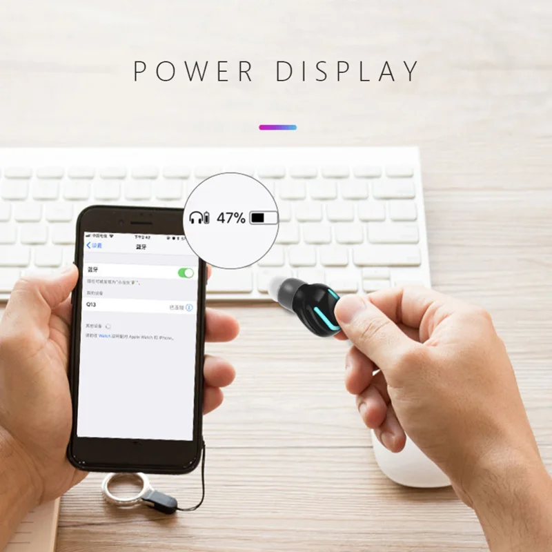 Oppselve Bluetooth 5.0 Earphones TWS Wireless Headphones Blutooth Earphone Handsfree Headphone Sports Earbuds With Charging Box