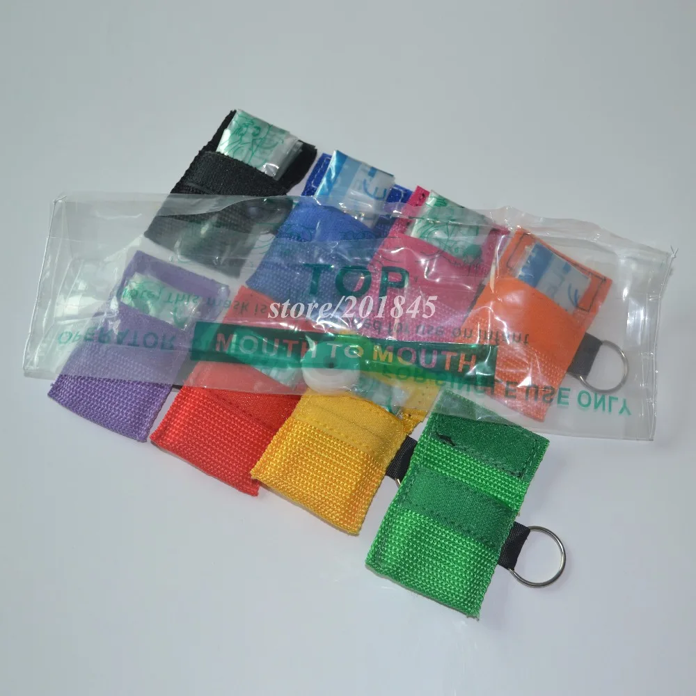 50Pcs/Lot CRP Mask Mouth To Mouth Breathing CE FDA Approved Reusable Rescue Keychain CPR Keyring 8 Colors Emergency Rescue Kit
50Pcs/Lot CRP Mask Mouth To Mouth Breathing CE FDA Approved Reusable Rescue Keychain CPR Keyring 8 Colors Emergency Rescue Kit