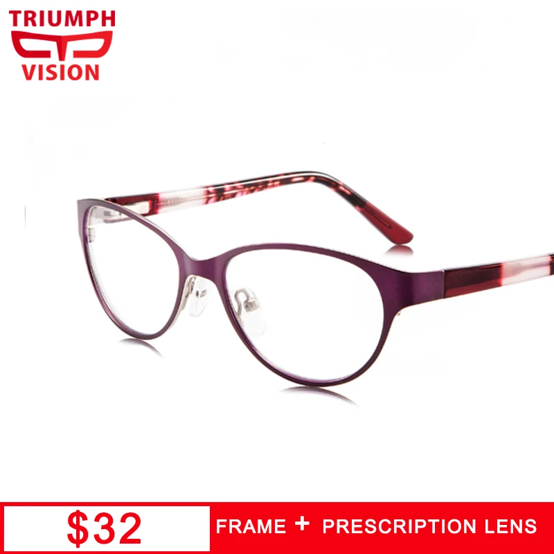 TRIUMPH VISION Womens Prescription Eyeglasses Multicolored Full Rim Cat Eye Frame Myopia Glasses Computer Anti Blue Ray Glasses
TRIUMPH VISION Womens Prescription Eyeglasses Multicolored Full Rim Cat Eye Frame Myopia Glasses Computer Anti Blue Ray Glasses