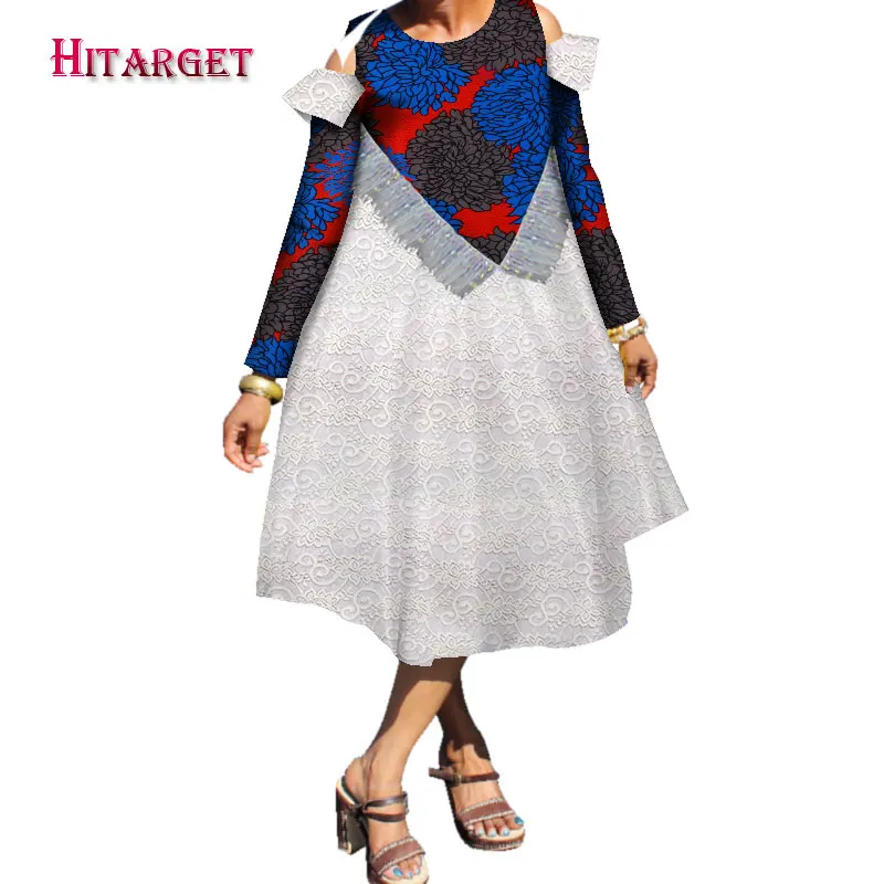 african dresses for women o-neck mid-calf dress Off the Shoulder with lace african dress for women customized WY3987
african dresses for women o-neck mid-calf dress Off the Shoulder with lace african dress for women customized WY3987