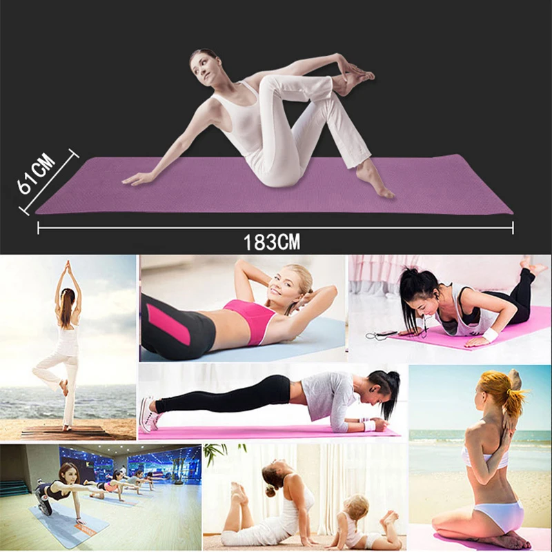183x61cm 6mm Thick Yoga Mats Pad Non-Slip Lose Weight Exercise Fitness Folding Gymnastics Mat for Fitness Wholesale
183x61cm 6mm Thick Yoga Mats Pad Non-Slip Lose Weight Exercise Fitness Folding Gymnastics Mat for Fitness Wholesale