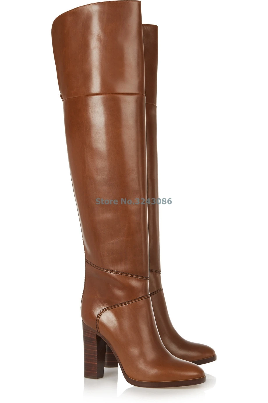New Arrival Brown Round Toe Chunky High Heel Long Boots Classic Sewing Half Zipper Over The Knee Boots Basic Riding Boots
New Arrival Brown Round Toe Chunky High Heel Long Boots Classic Sewing Half Zipper Over The Knee Boots Basic Riding Boots