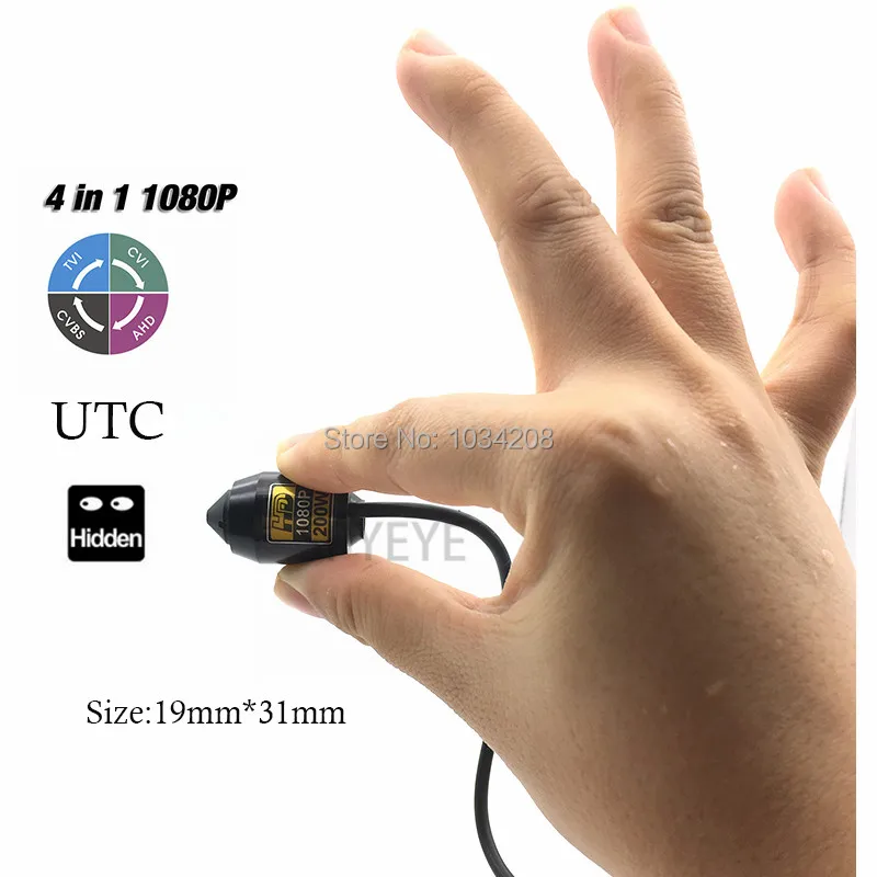 CCTV Micro Bullet Sony IMX323 Senor 2.0MP 1080P Mini Bullet AHD/TVI/CVI/CVBS Camera UTC 4 IN 1 Covert Security Use With Bracket
CCTV Micro Bullet Sony IMX323 Senor 2.0MP 1080P Mini Bullet AHD/TVI/CVI/CVBS Camera UTC 4 IN 1 Covert Security Use With Bracket