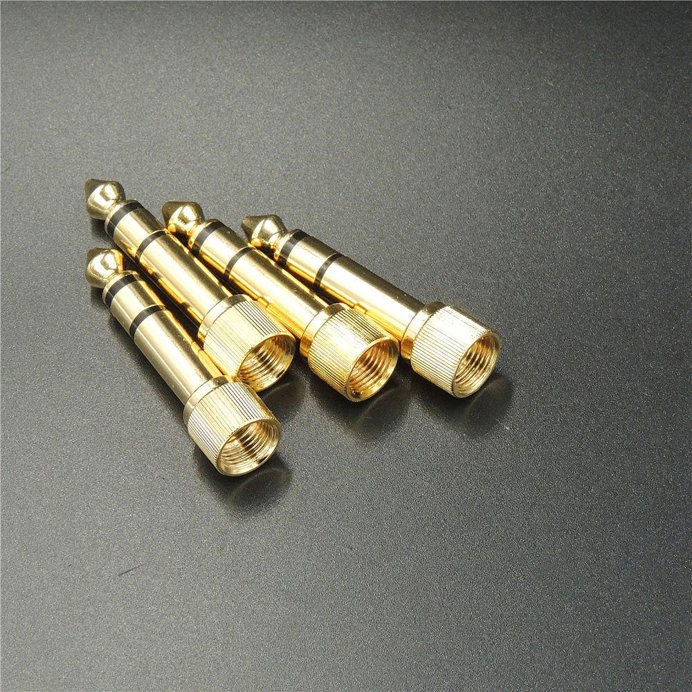Gold 1/4" 6.35mm Male to 3.5mm Female Plug Stereo Audio Headphone Screw Adapter Connector for Mixer DJ Headphones
Gold 1/4" 6.35mm Male to 3.5mm Female Plug Stereo Audio Headphone Screw Adapter Connector for Mixer DJ Headphones