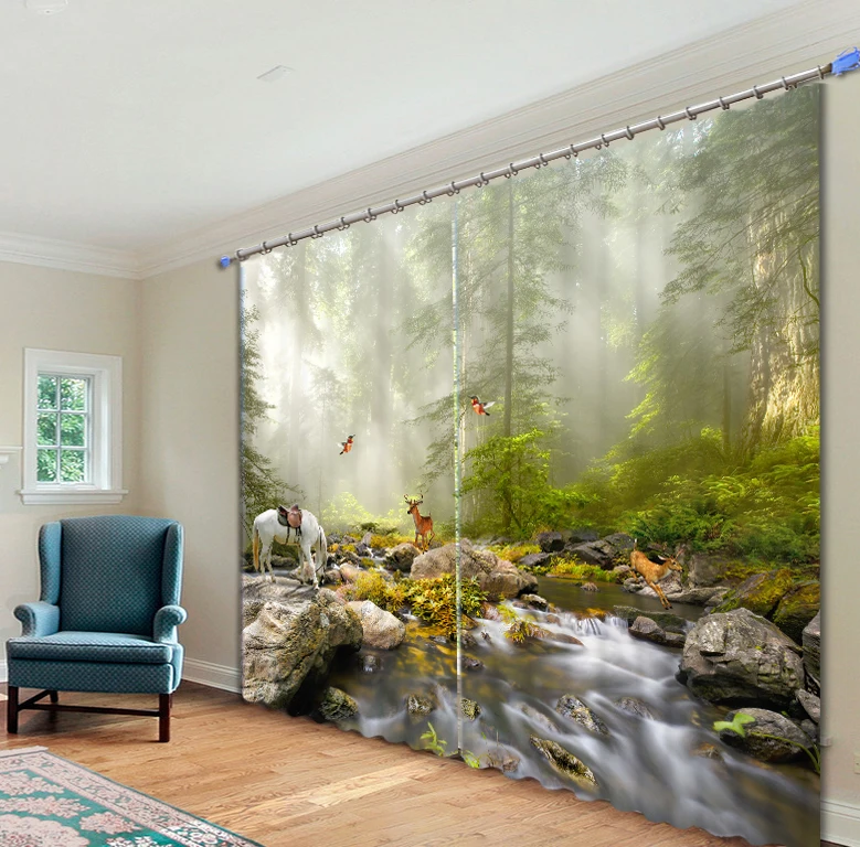 2017 Modern Blackout Window Curtain Beautiful forest 3D Curtains For Bedding room Living room Hotel Drapes Cortinas De Sala
2017 Modern Blackout Window Curtain Beautiful forest 3D Curtains For Bedding room Living room Hotel Drapes Cortinas De Sala