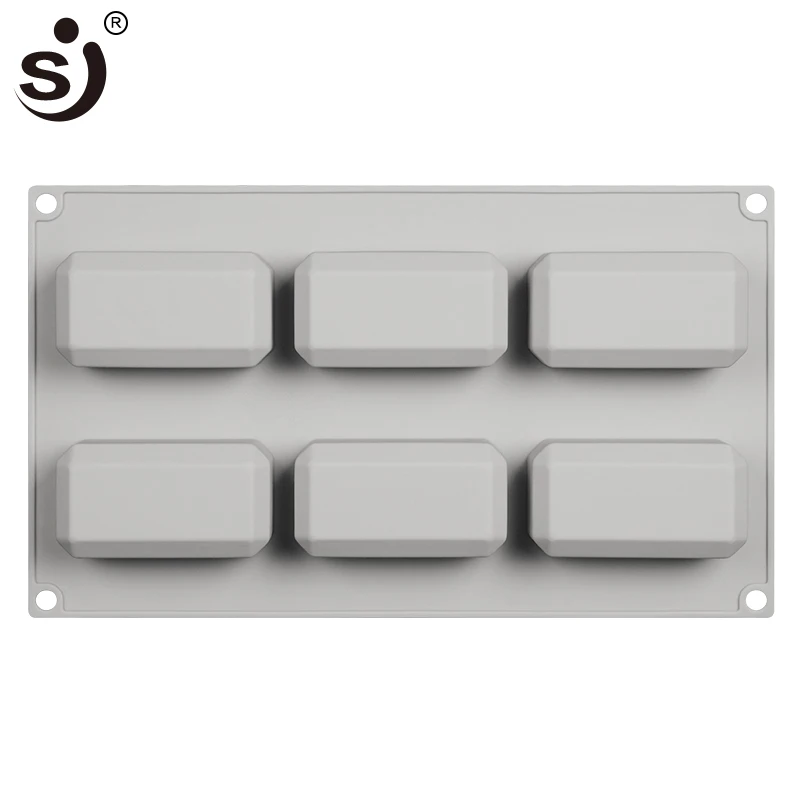 SJ 6 Cavity Rectangle Wall Art Cake Mold Non-stick Silicon Mold For Muffin Brownie Mousse Dessert Baking Cake Decorting Tools
SJ 6 Cavity Rectangle Wall Art Cake Mold Non-stick Silicon Mold For Muffin Brownie Mousse Dessert Baking Cake Decorting Tools