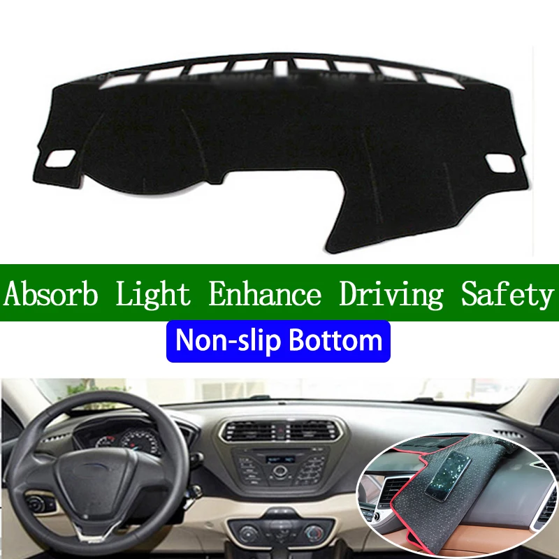 For Ford escort 2015 2016 2017 2018 2019 Non-slip Bottom Dashboard Cover Car Decals Car Stickers Interior Car Accessories
For Ford escort 2015 2016 2017 2018 2019 Non-slip Bottom Dashboard Cover Car Decals Car Stickers Interior Car Accessories