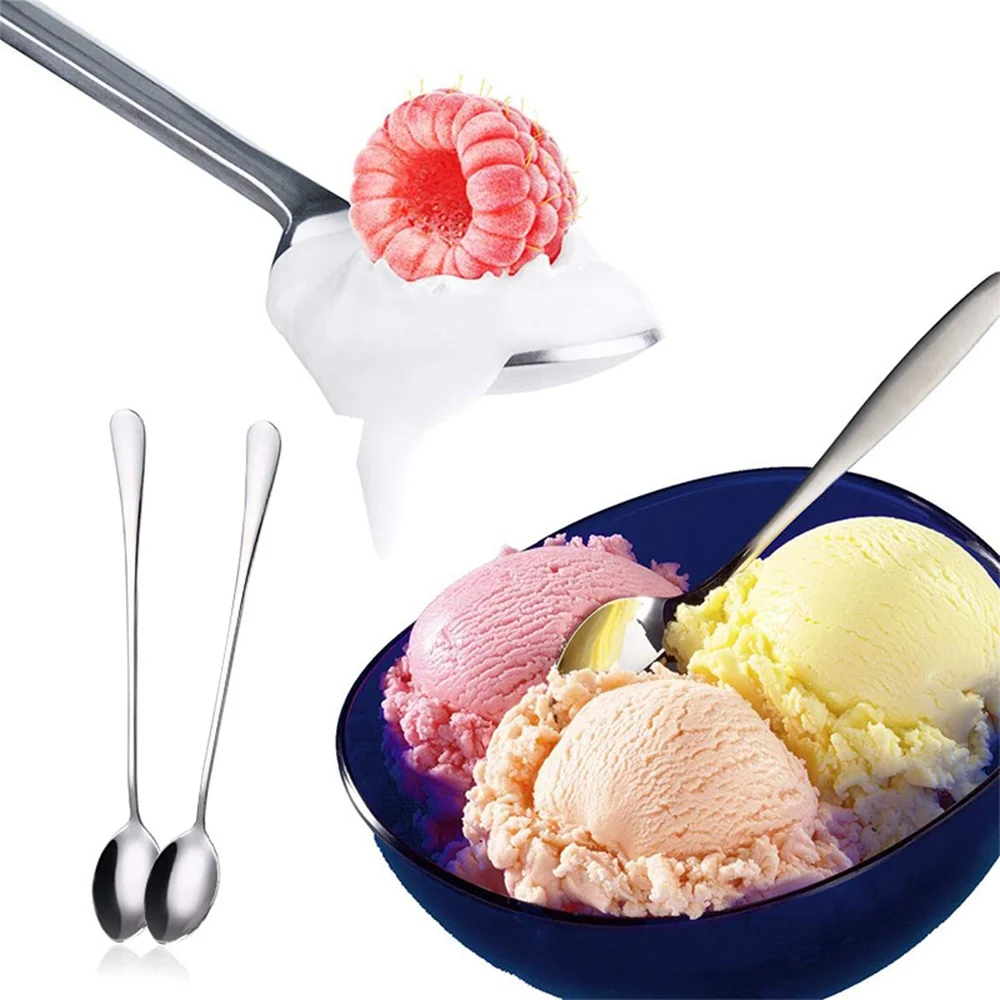 6pcs/set Long Handled Stainless Steel Mixing Spoon Ice Cream Coffee Spoon Teaspoon Cocktail Stirring Spoon Barware Drinking Tool
6pcs/set Long Handled Stainless Steel Mixing Spoon Ice Cream Coffee Spoon Teaspoon Cocktail Stirring Spoon Barware Drinking Tool