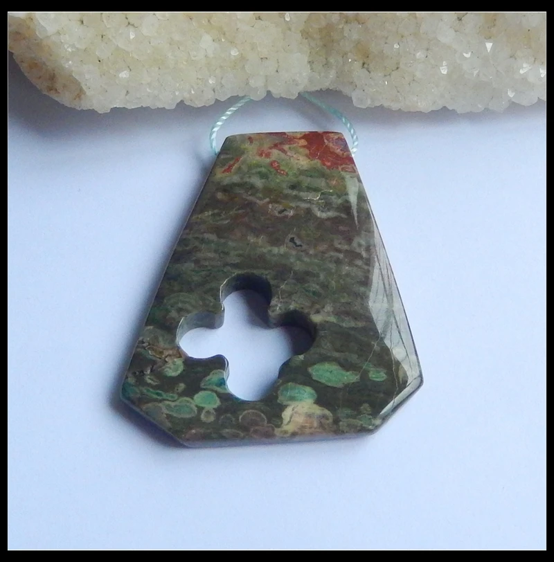 Natural Stone Mushroom jasper Cheap Necklace Pendant 49*43*6mm 17.54g fashion necklace pendant fine jewelry accessories
Natural Stone Mushroom jasper Cheap Necklace Pendant 49*43*6mm 17.54g fashion necklace pendant fine jewelry accessories