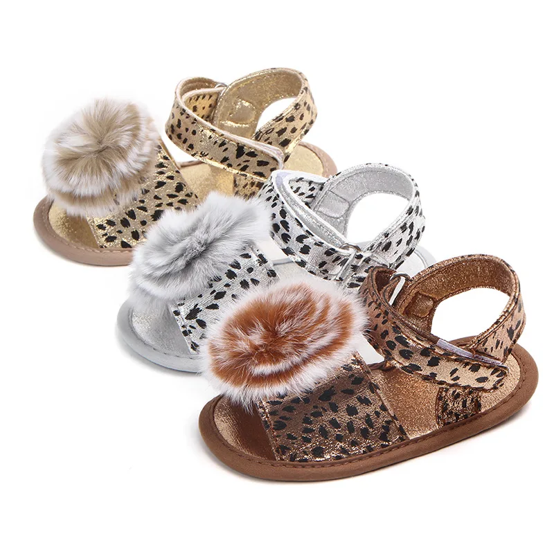 Leopard Newborn Toddler Baby Girls Summer Sandal Shoes Cute Fur Ball Solid Flat Heel Outfit 0-18M Baby Shoes
Leopard Newborn Toddler Baby Girls Summer Sandal Shoes Cute Fur Ball Solid Flat Heel Outfit 0-18M Baby Shoes