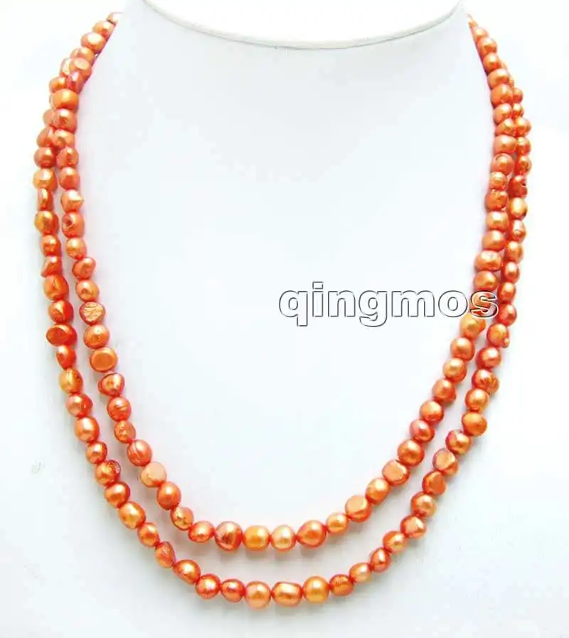 Fashion Long 40" Natural Red 6-7mm Baroque freshwater pearl necklace-nec6111 wholesale/retail Free shipping
Fashion Long 40" Natural Red 6-7mm Baroque freshwater pearl necklace-nec6111 wholesale/retail Free shipping
