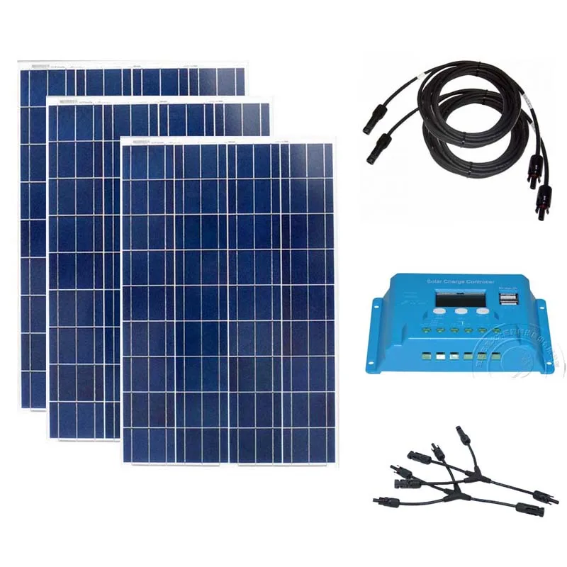 Panneau Solaire 12v 100w 3 PCs Solar Module Kit 300w 36v Solar Charge Controller 12v/24v 10A LCD Caravan Camping Motorhome Car
Panneau Solaire 12v 100w 3 PCs Solar Module Kit 300w 36v Solar Charge Controller 12v/24v 10A LCD Caravan Camping Motorhome Car